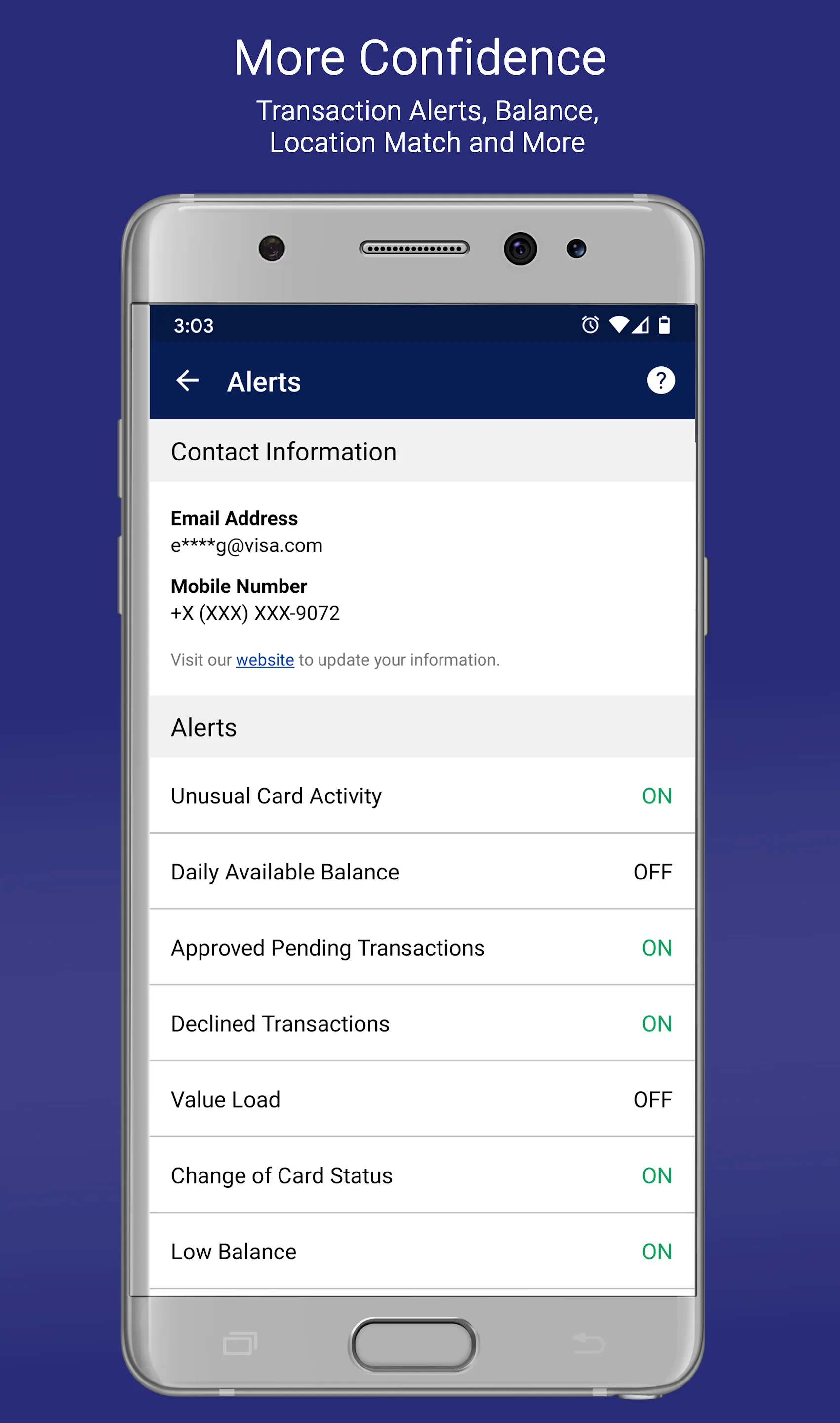 Connected Card | Indus Appstore | Screenshot