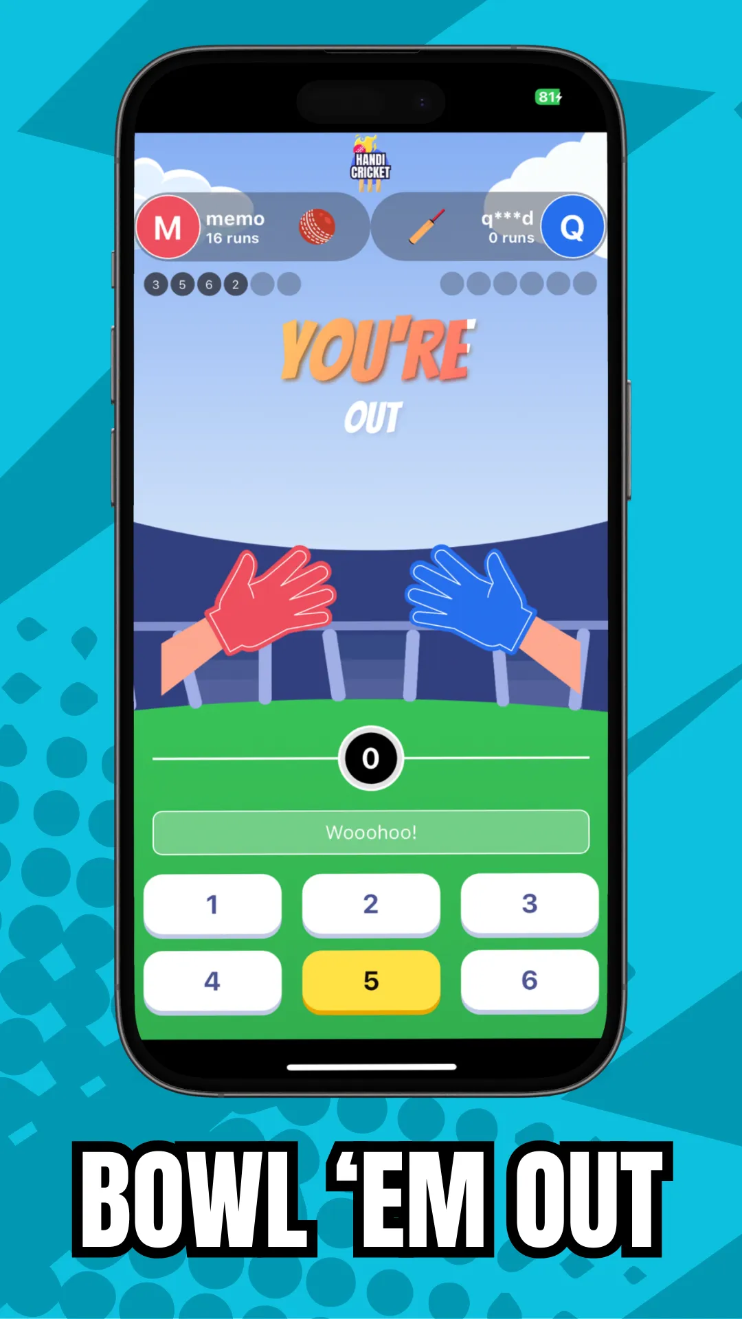 HandiCricket | Indus Appstore | Screenshot