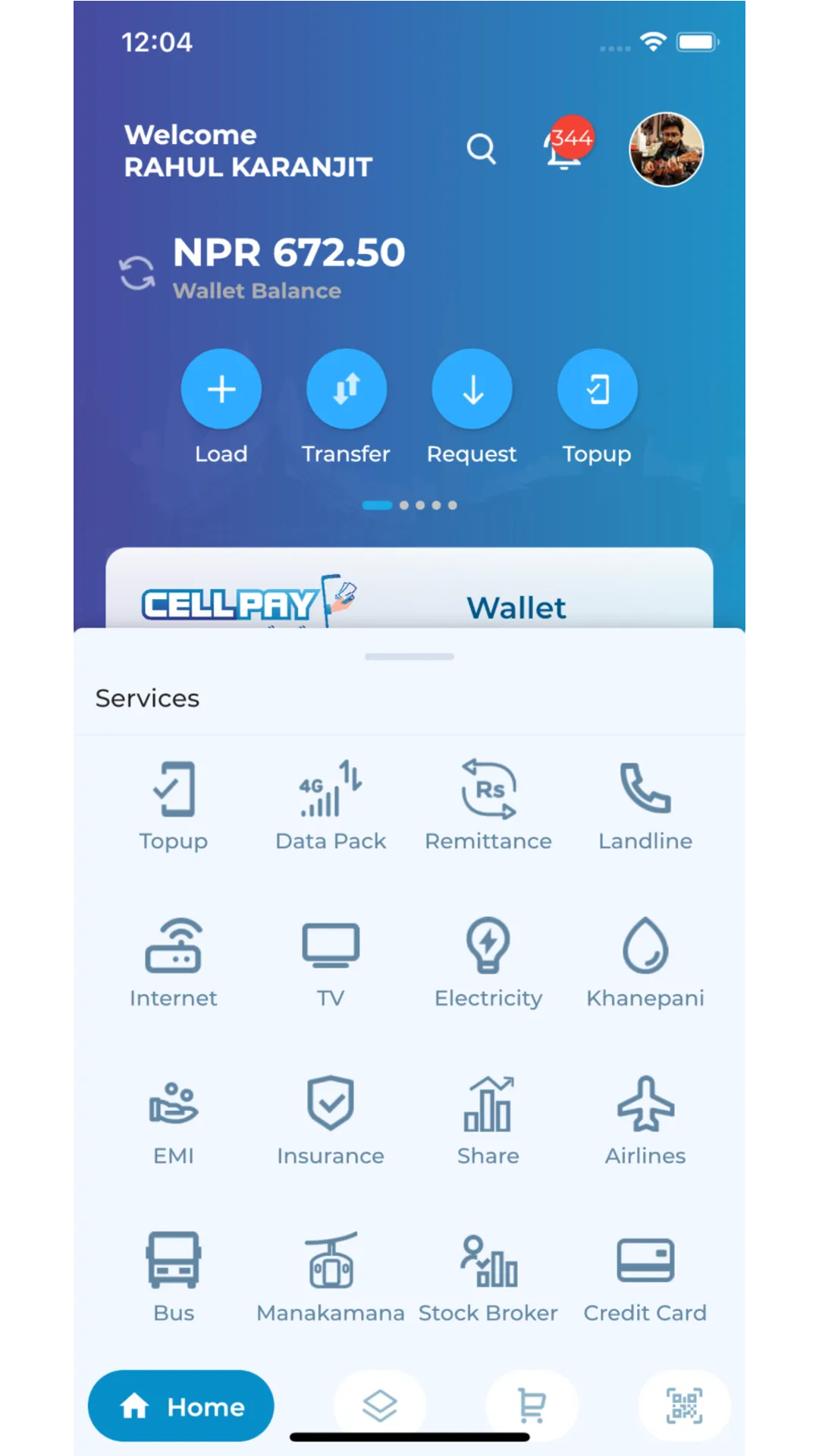 CellPay | Indus Appstore | Screenshot