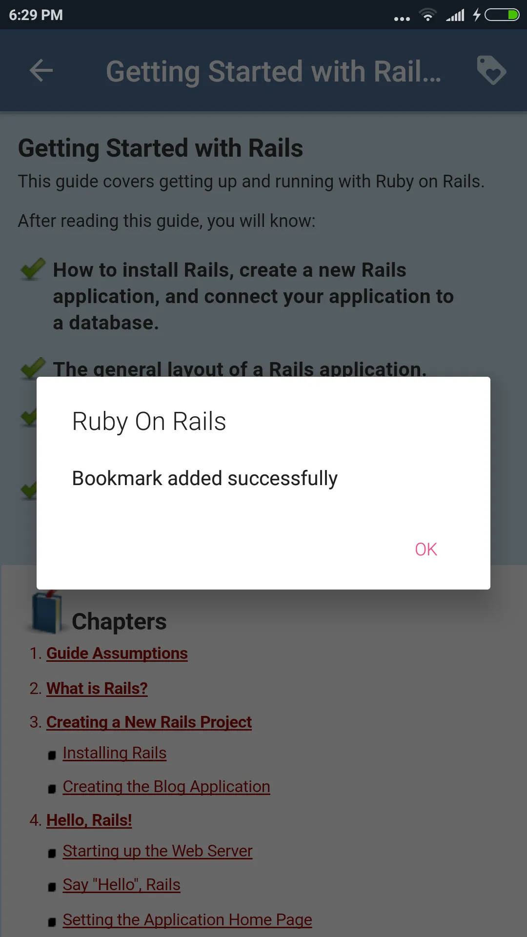 Ruby On Rails Docs | Indus Appstore | Screenshot