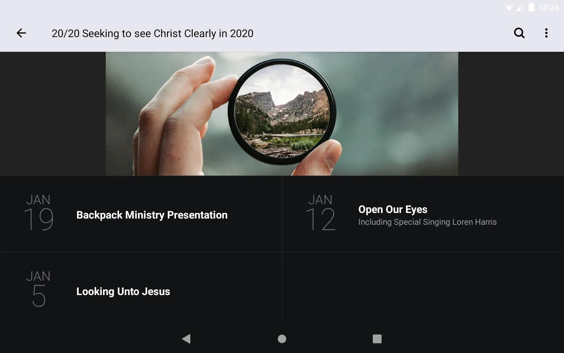 Grassy Creek Baptist Church | Indus Appstore | Screenshot