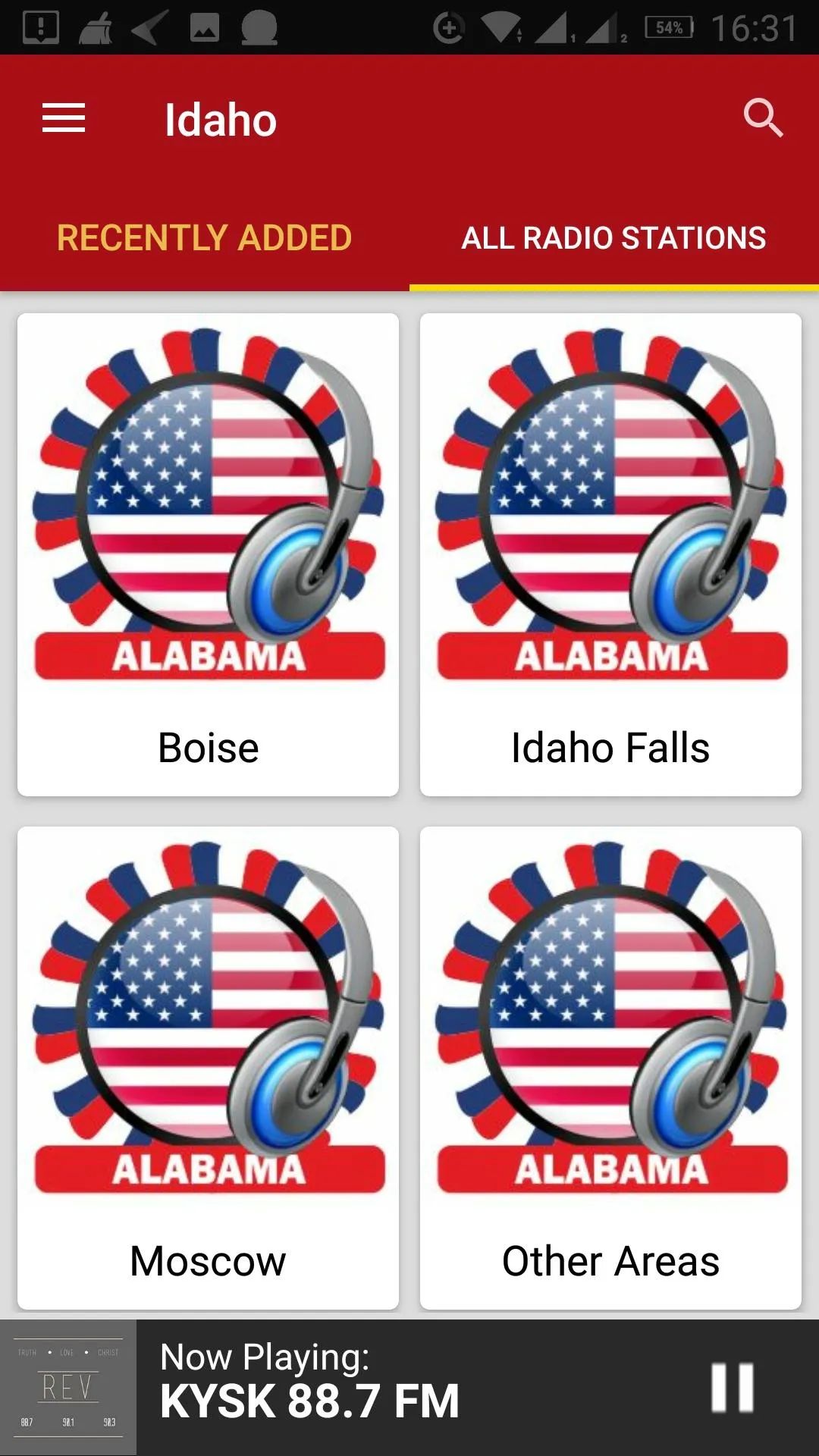 Idaho Radio Stations - USA | Indus Appstore | Screenshot