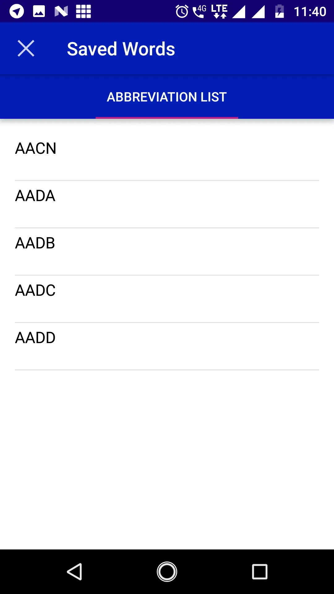 Medical Abbreviations Offline | Indus Appstore | Screenshot