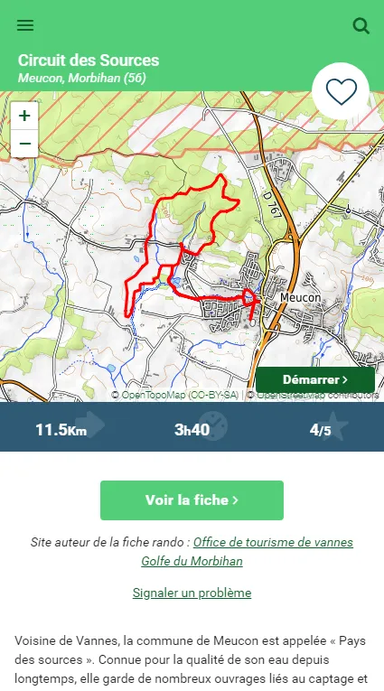Sentiers en France, circuits d | Indus Appstore | Screenshot