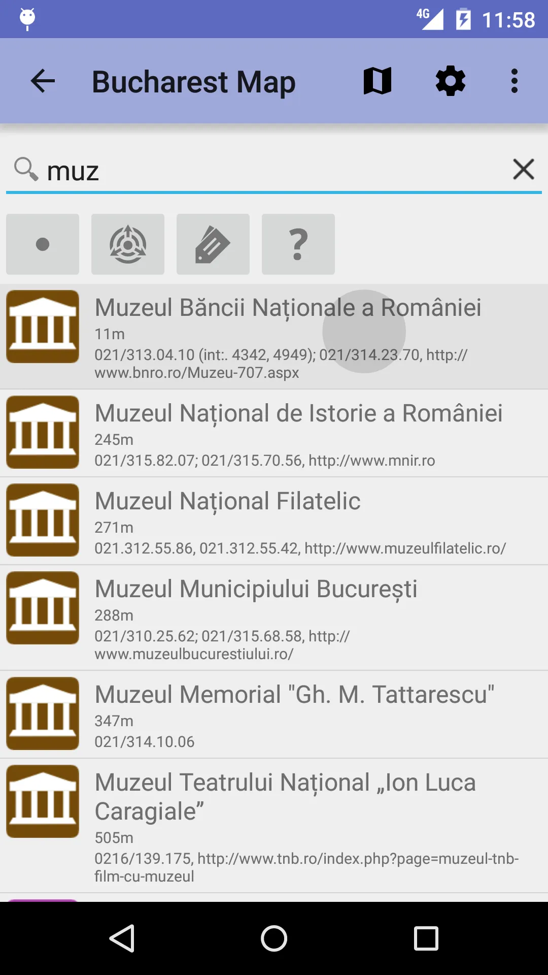 Bucharest Offline City Map | Indus Appstore | Screenshot