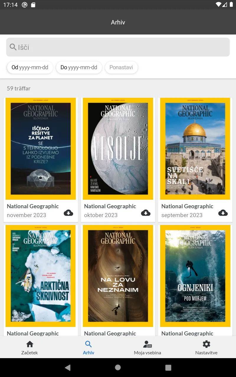 National Geographic Slovenija | Indus Appstore | Screenshot