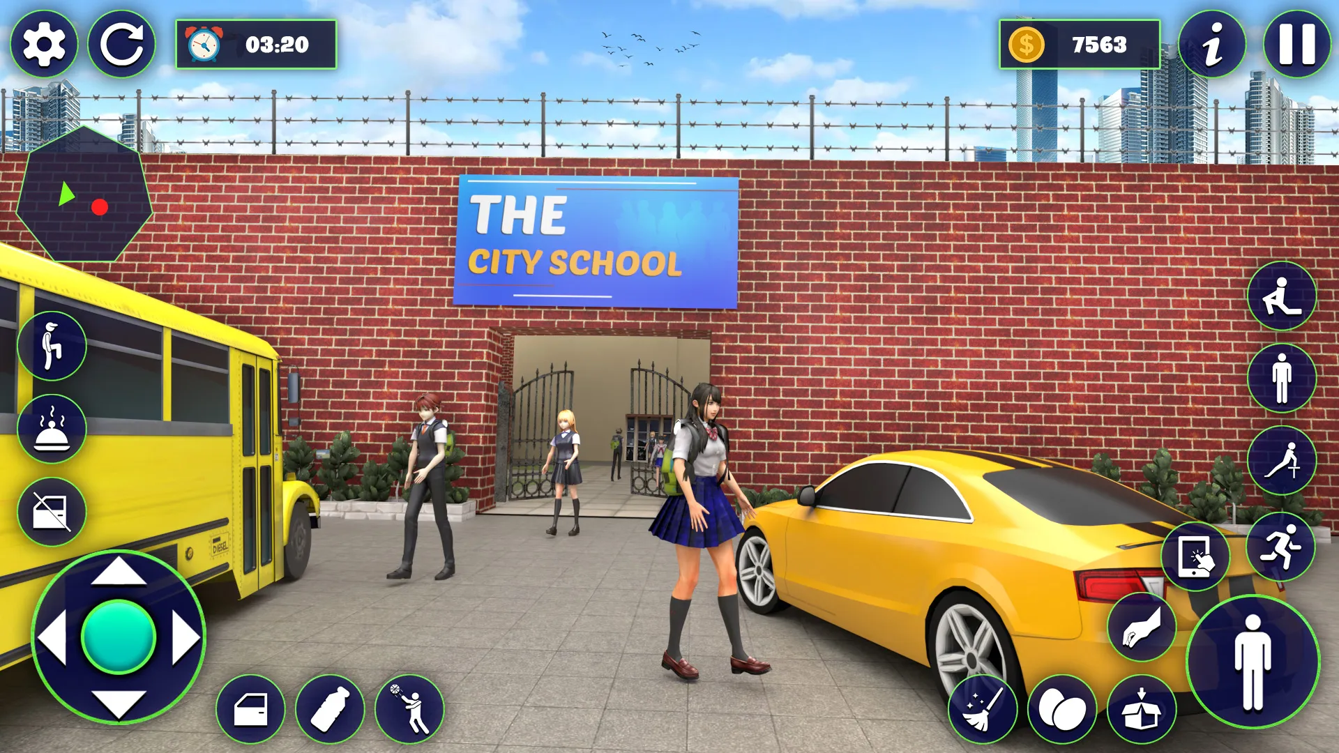 School Girl Life Simulator 3D | Indus Appstore | Screenshot