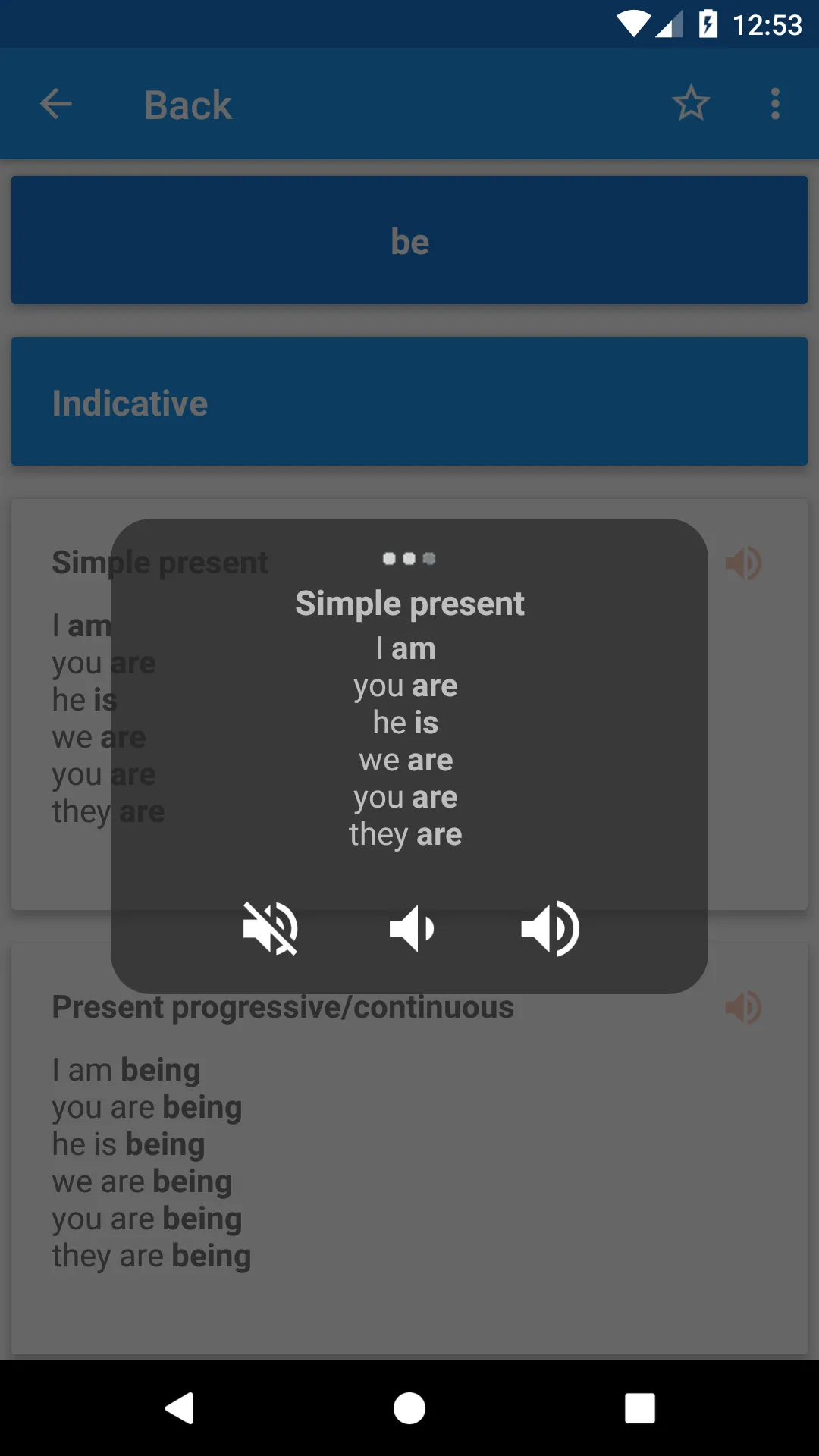 English conjugation | Indus Appstore | Screenshot