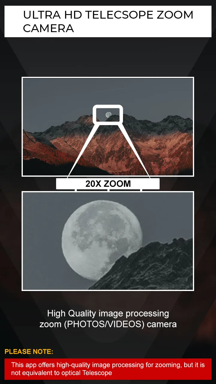 Big Telescope Zoom HD Camera | Indus Appstore | Screenshot