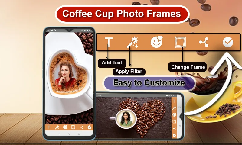 Coffee Cup Photo Frames | Indus Appstore | Screenshot