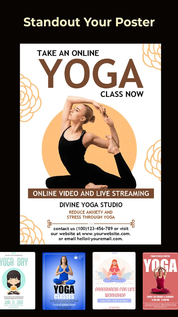 Poster Maker: Flyer Designer | Indus Appstore | Screenshot