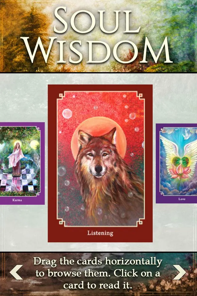 Soul Wisdom Oracle Cards | Indus Appstore | Screenshot