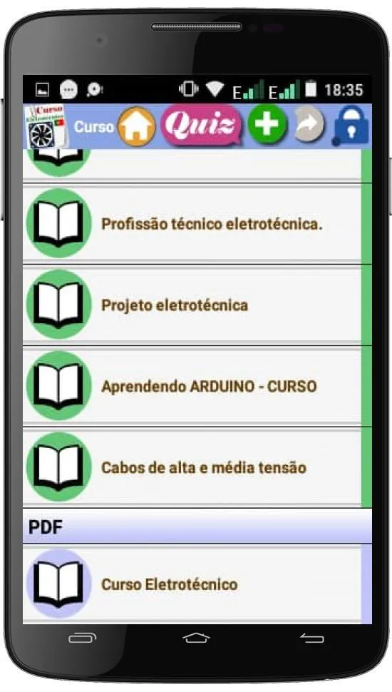 Curso Eletrotécnico (português | Indus Appstore | Screenshot