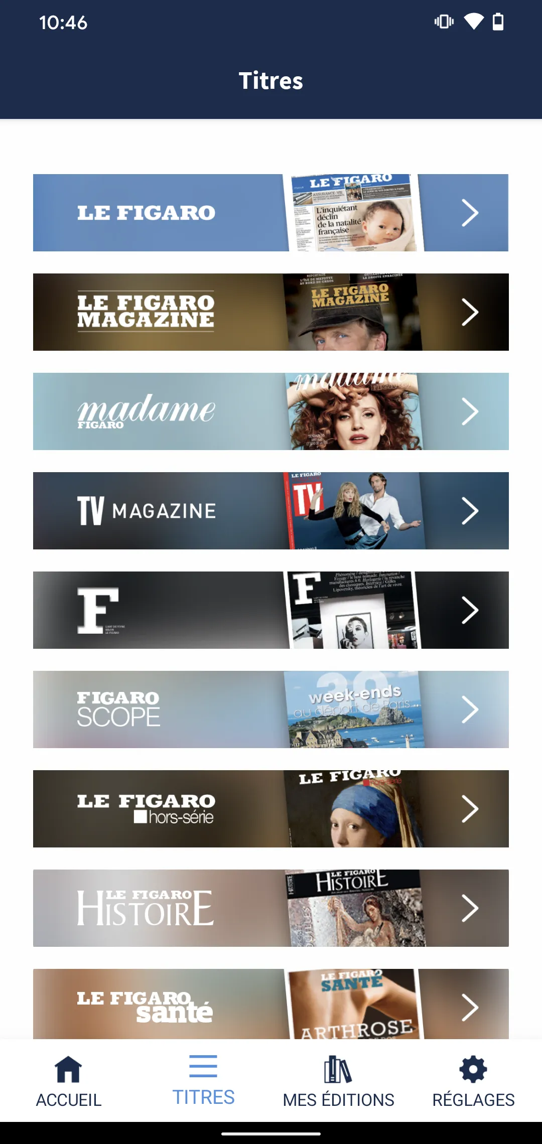 Kiosque Figaro: Journal | Indus Appstore | Screenshot