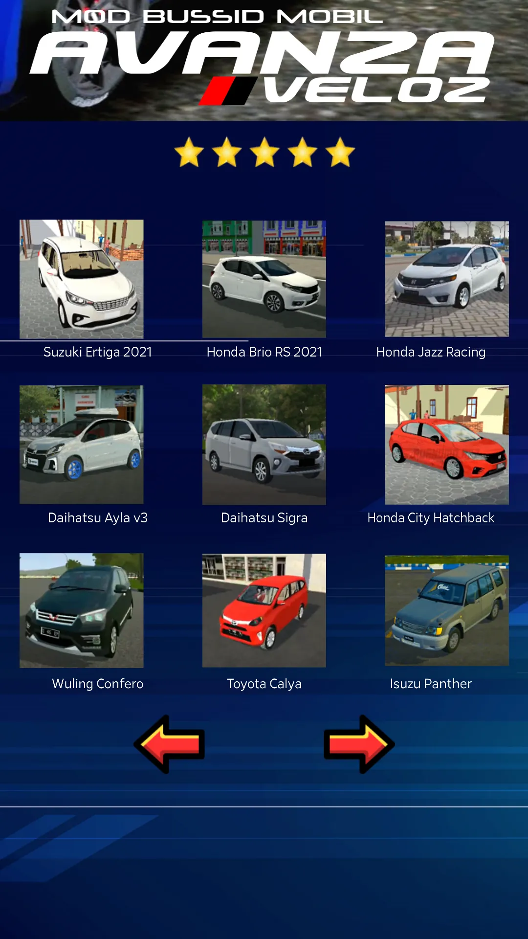 Mod Bussid Mobil Avansa Velos | Indus Appstore | Screenshot