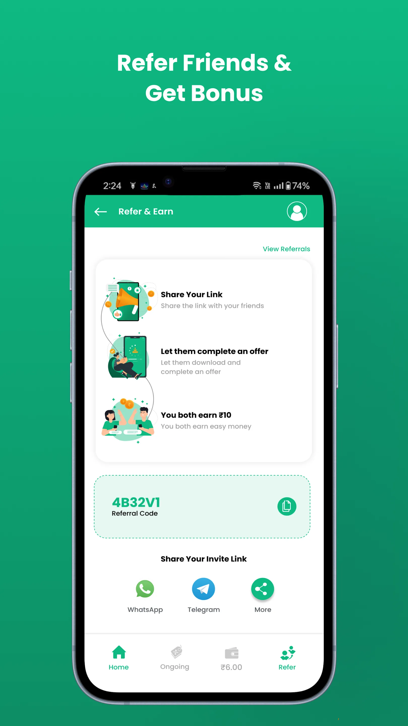 Bonus Buddy: Earn Money Online | Indus Appstore | Screenshot