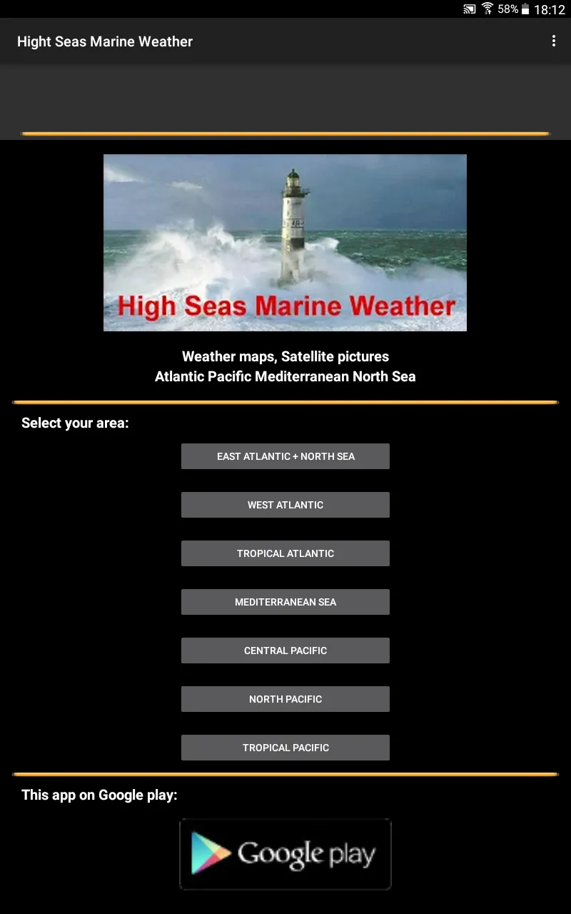 High Sea Marine Forecast | Indus Appstore | Screenshot