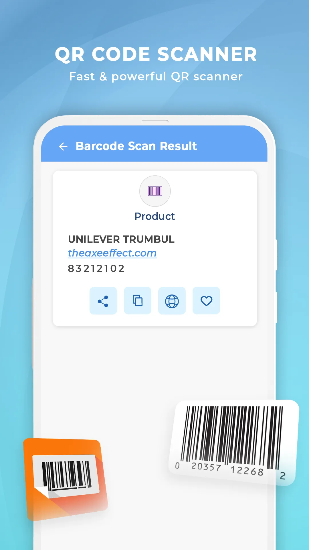 QR Barcode Scanner & Generator | Indus Appstore | Screenshot