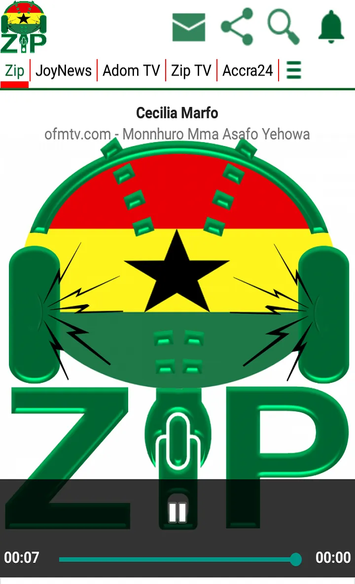 Ghana Zip TV & Radio Stations | Indus Appstore | Screenshot