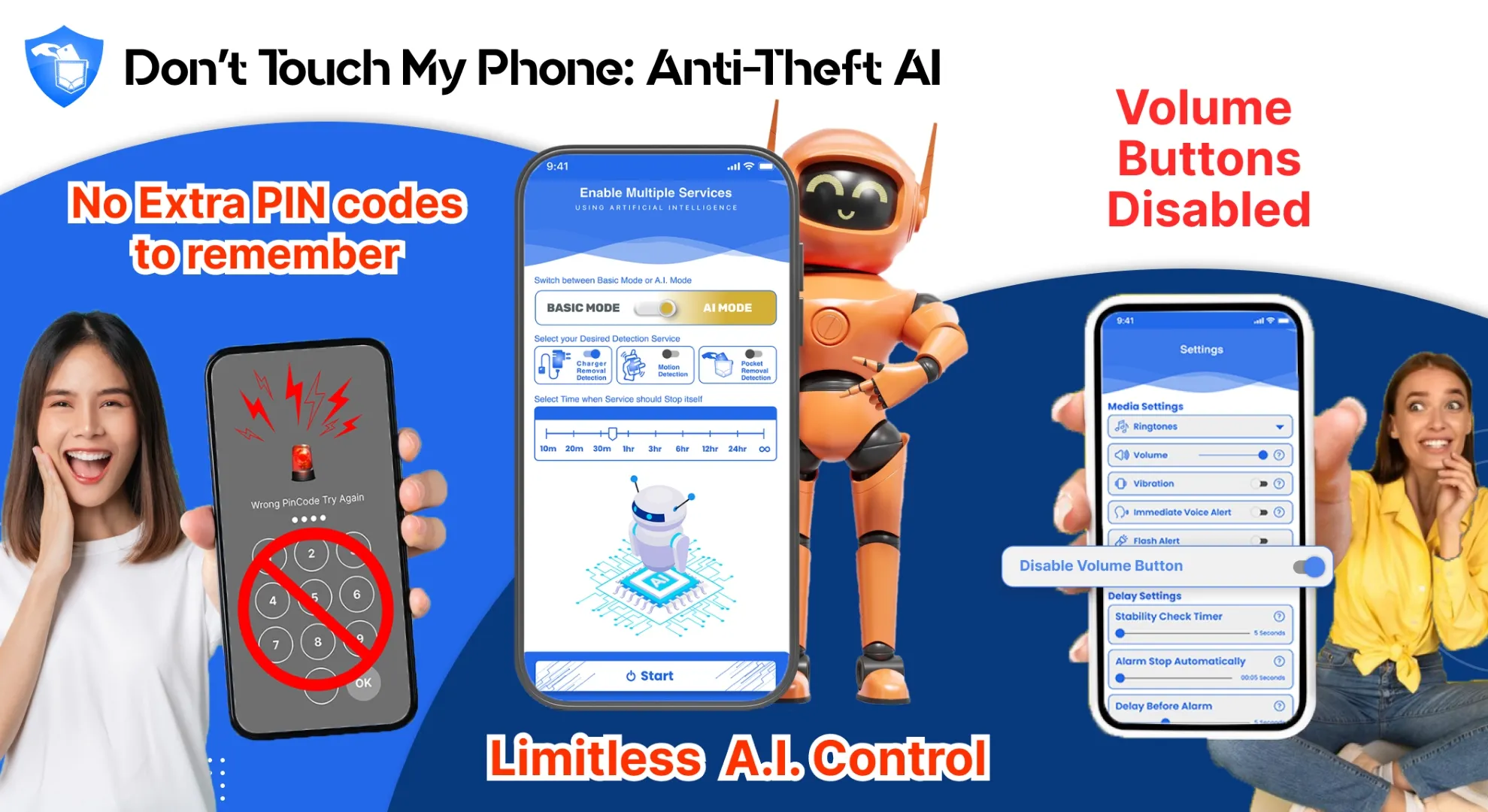 Ai Anti-Theft Dont Touch Phone | Indus Appstore | Screenshot