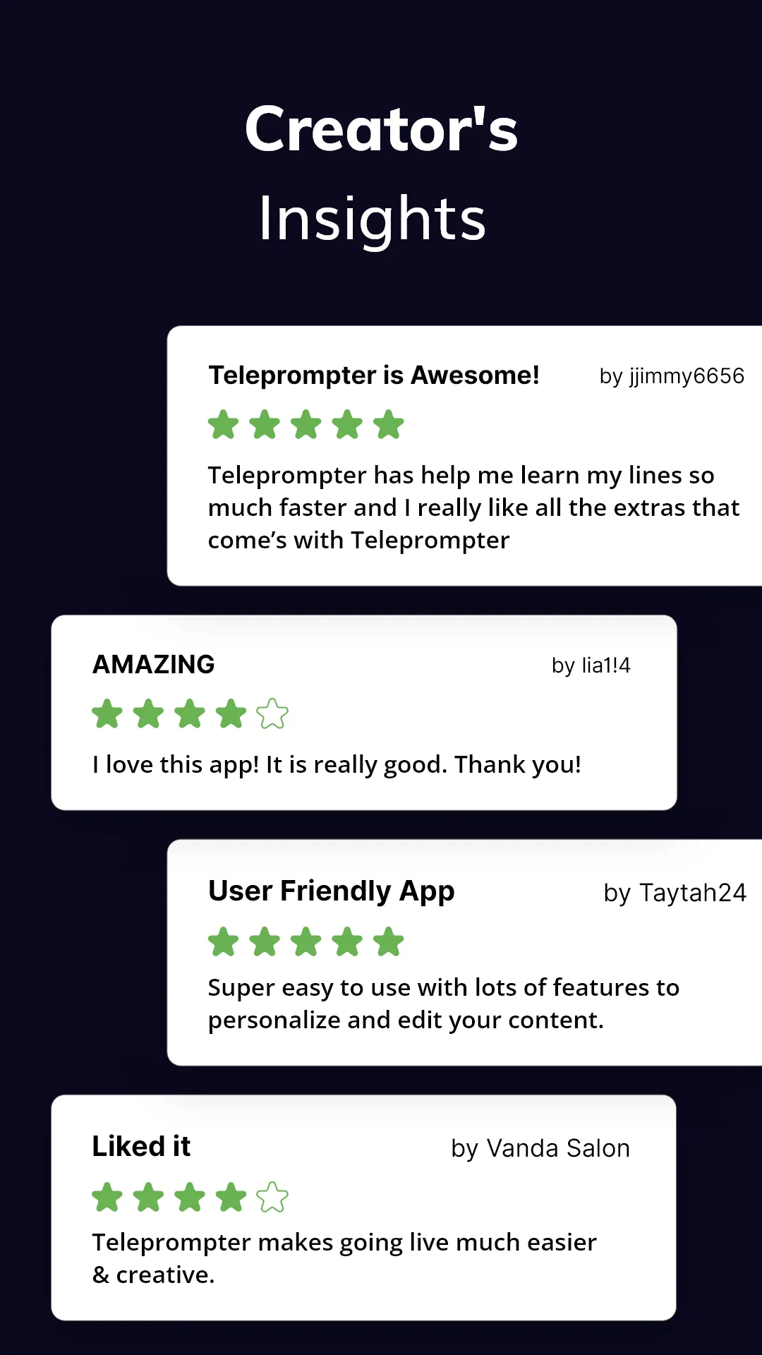 Teleprompter For Video -FoxCue | Indus Appstore | Screenshot