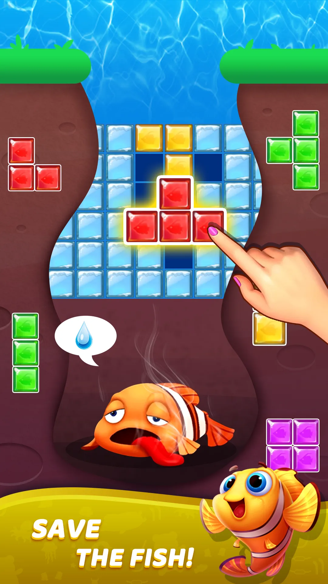 Aqua Blocks Puzzle Seas | Indus Appstore | Screenshot