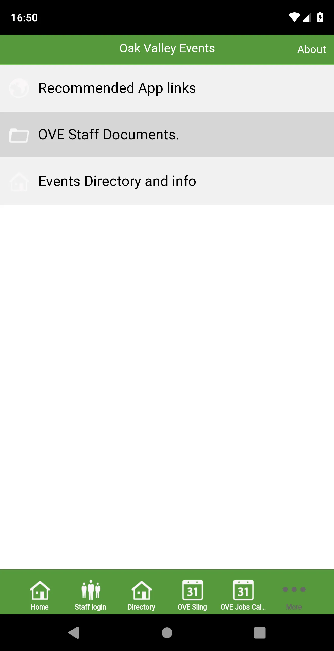 Oak Valley Events Staff App | Indus Appstore | Screenshot