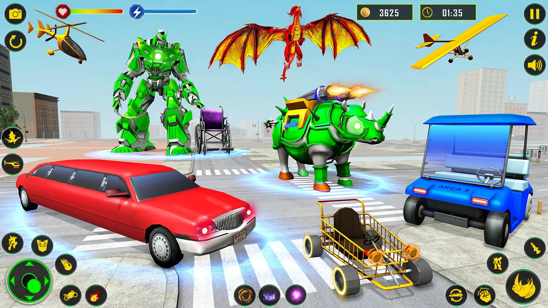 Rhino Robot Game – Robot Game | Indus Appstore | Screenshot