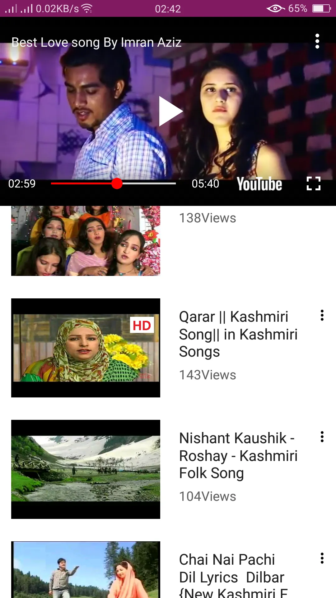 Kashmiri Songs and Videos | Indus Appstore | Screenshot