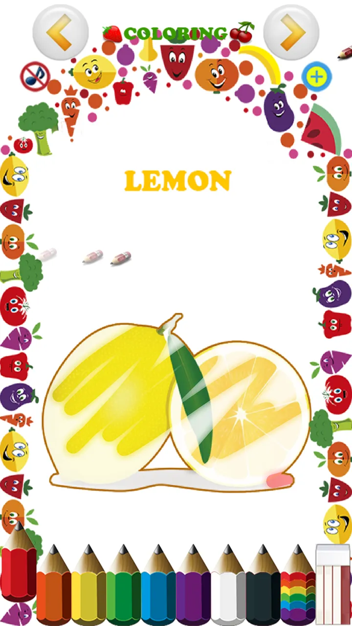 Coloring Painting - Fruits | Indus Appstore | Screenshot