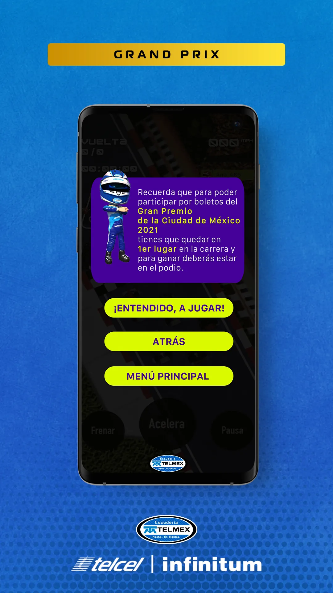 Grand Prix Escudería Telmex | Indus Appstore | Screenshot