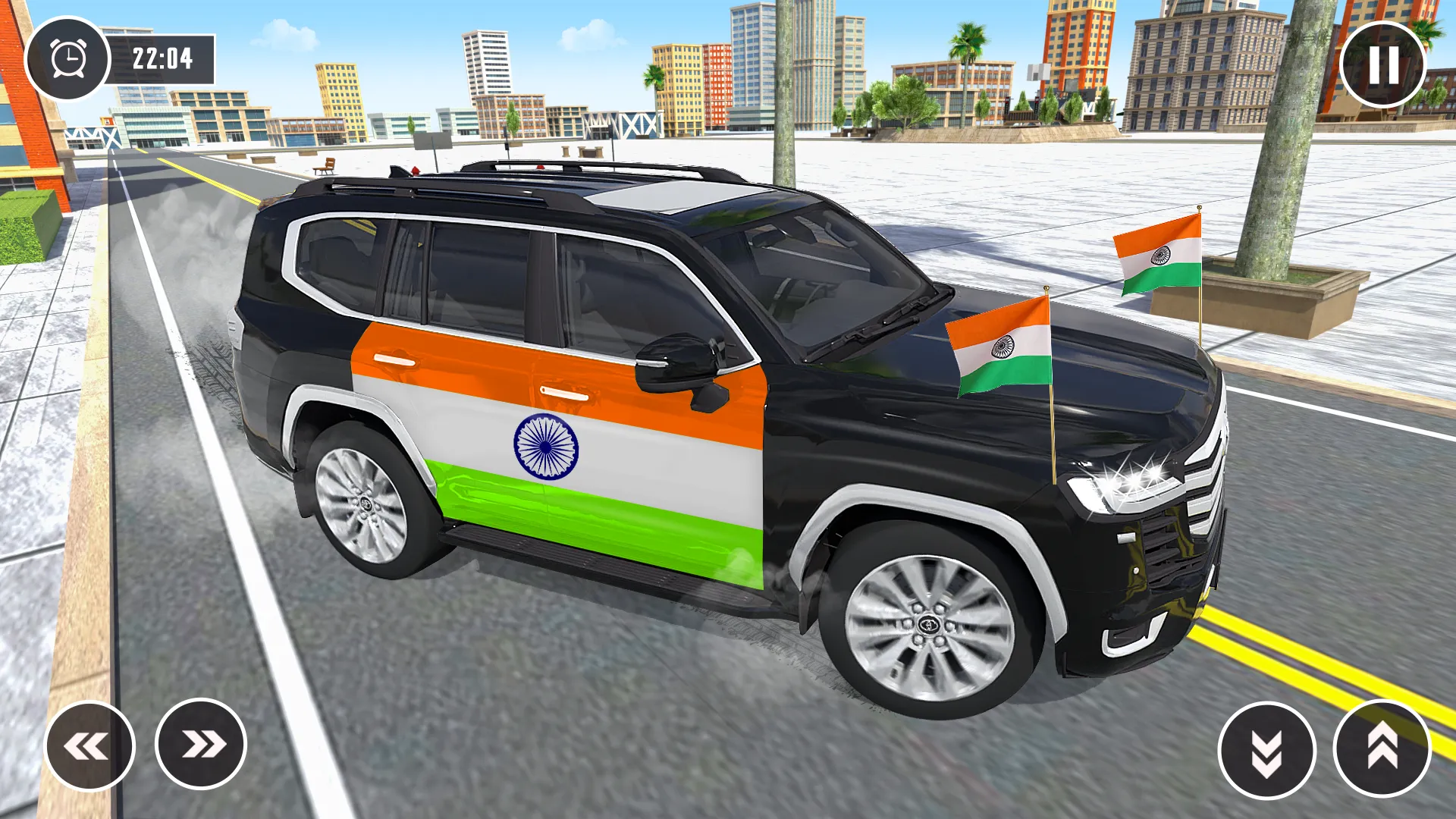 Flying Prado Car Robot Game | Indus Appstore | Screenshot