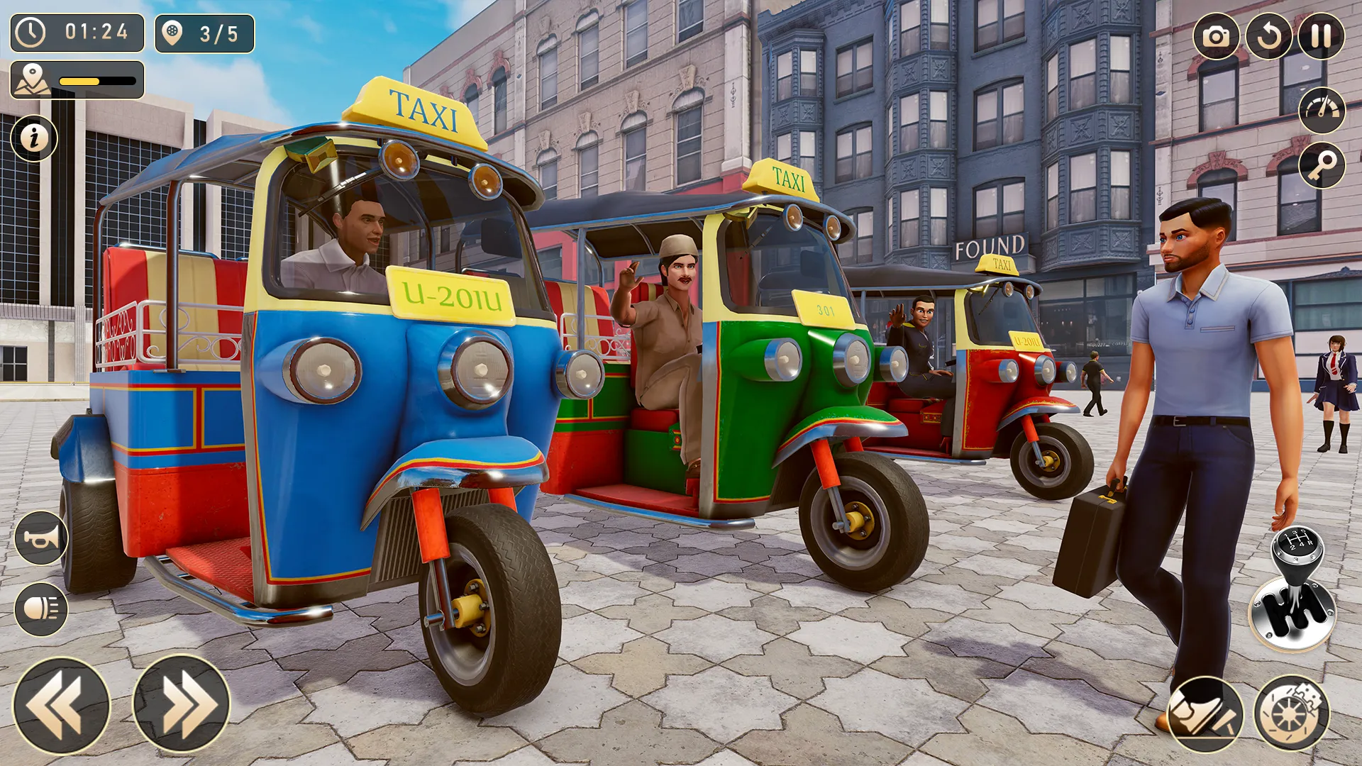 Tuk Tuk Rickshaw Driving Sim | Indus Appstore | Screenshot