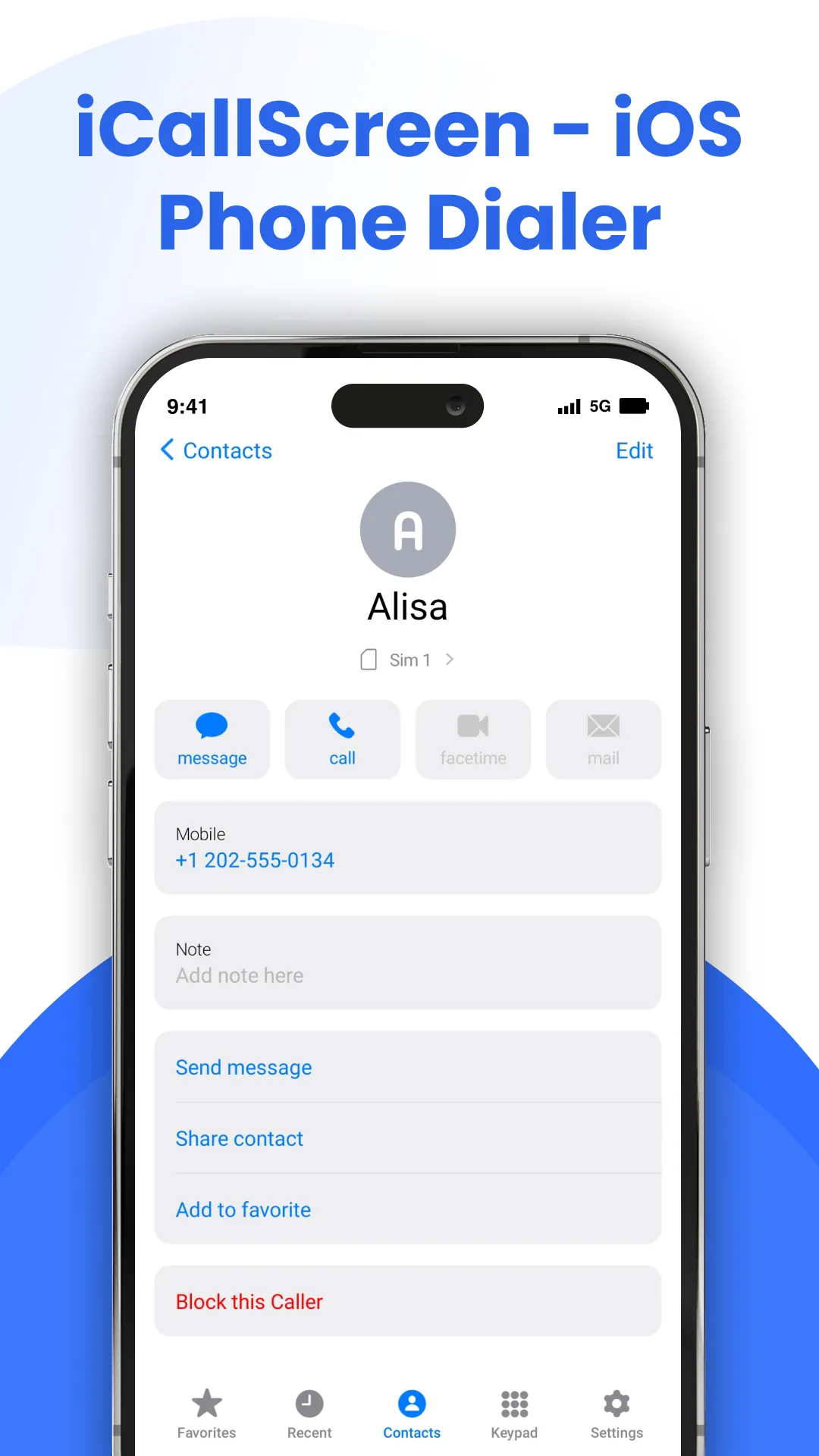 iCallScreen - iOS Phone Dialer | Indus Appstore | Screenshot
