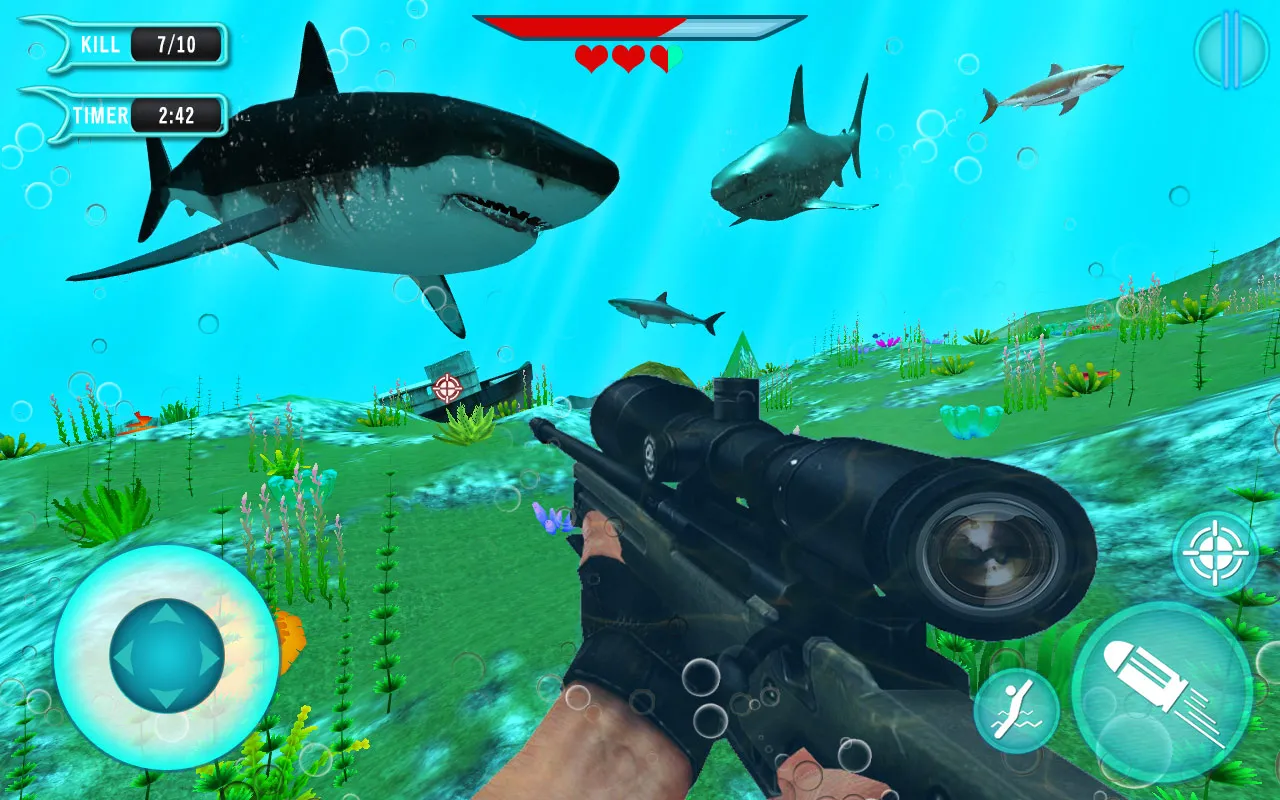 Hunt Wild Shark Simulator | Indus Appstore | Screenshot