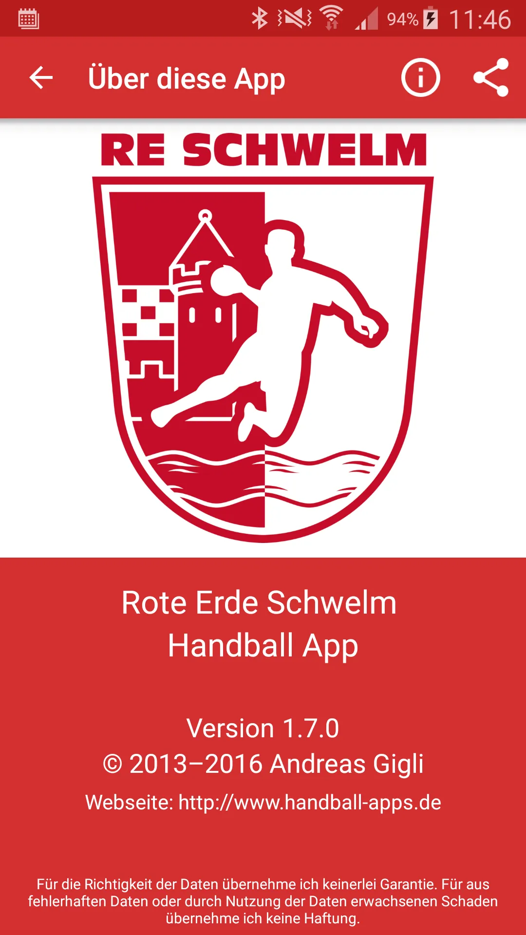 Rote Erde Schwelm Handball | Indus Appstore | Screenshot