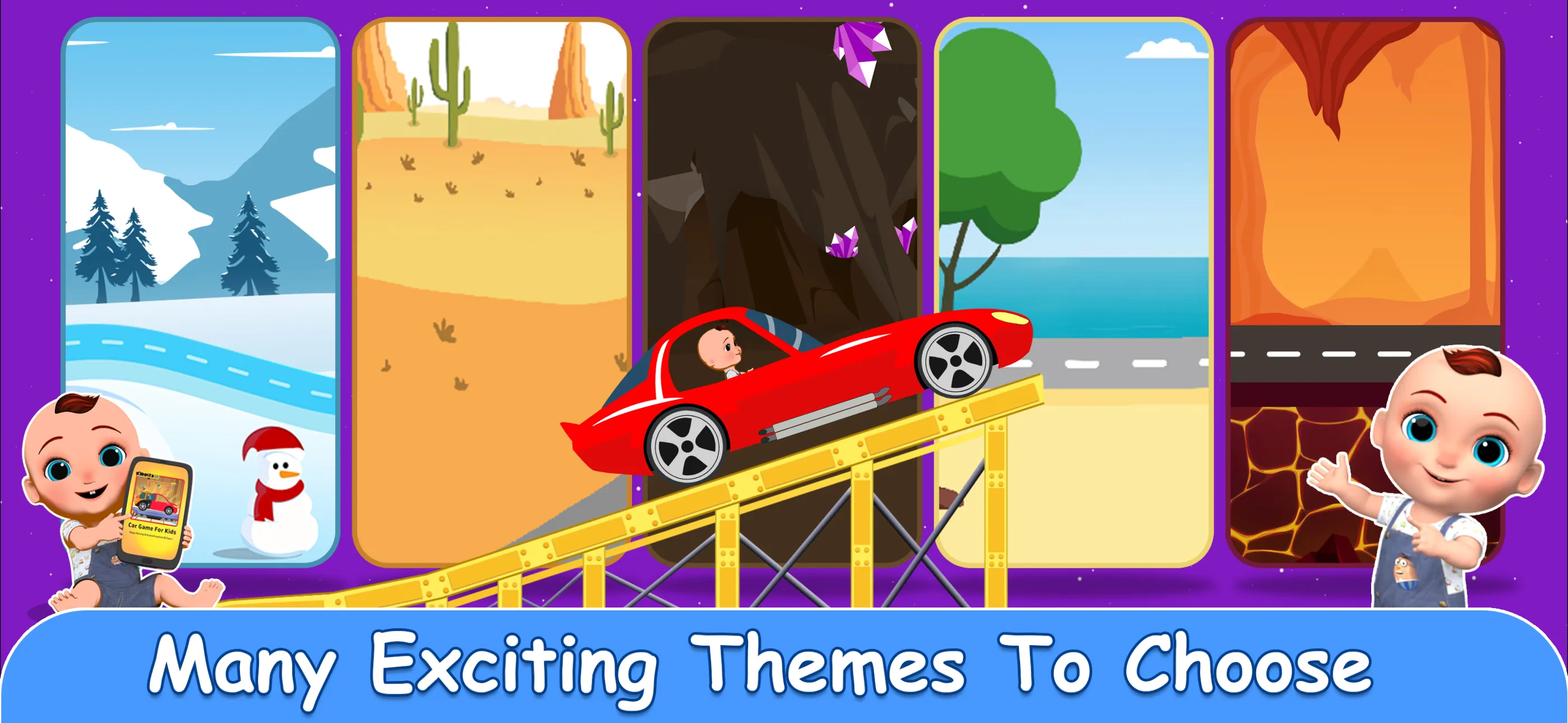 Car racing & coloring toddlers | Indus Appstore | Screenshot