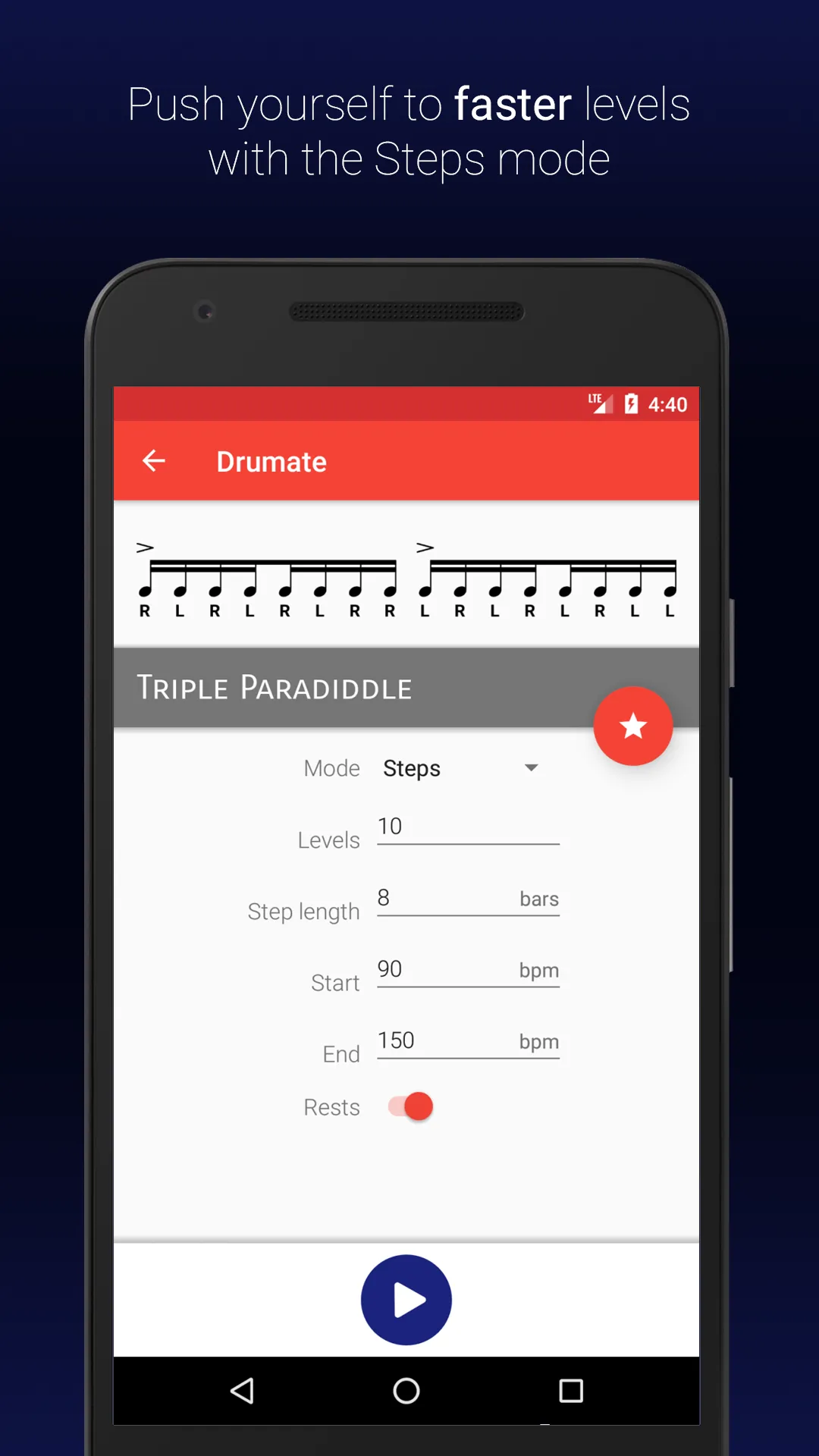 Drumate Basic - Drum Rudiments | Indus Appstore | Screenshot