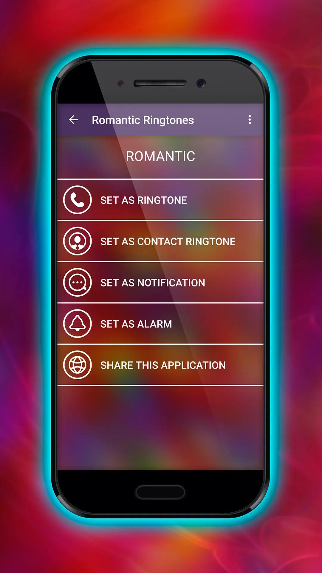 Romantic & Love Ringtones | Indus Appstore | Screenshot