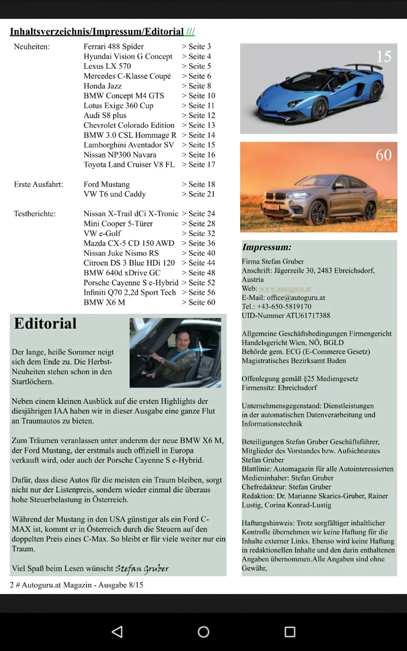 Autoguru.at Magazin | Indus Appstore | Screenshot