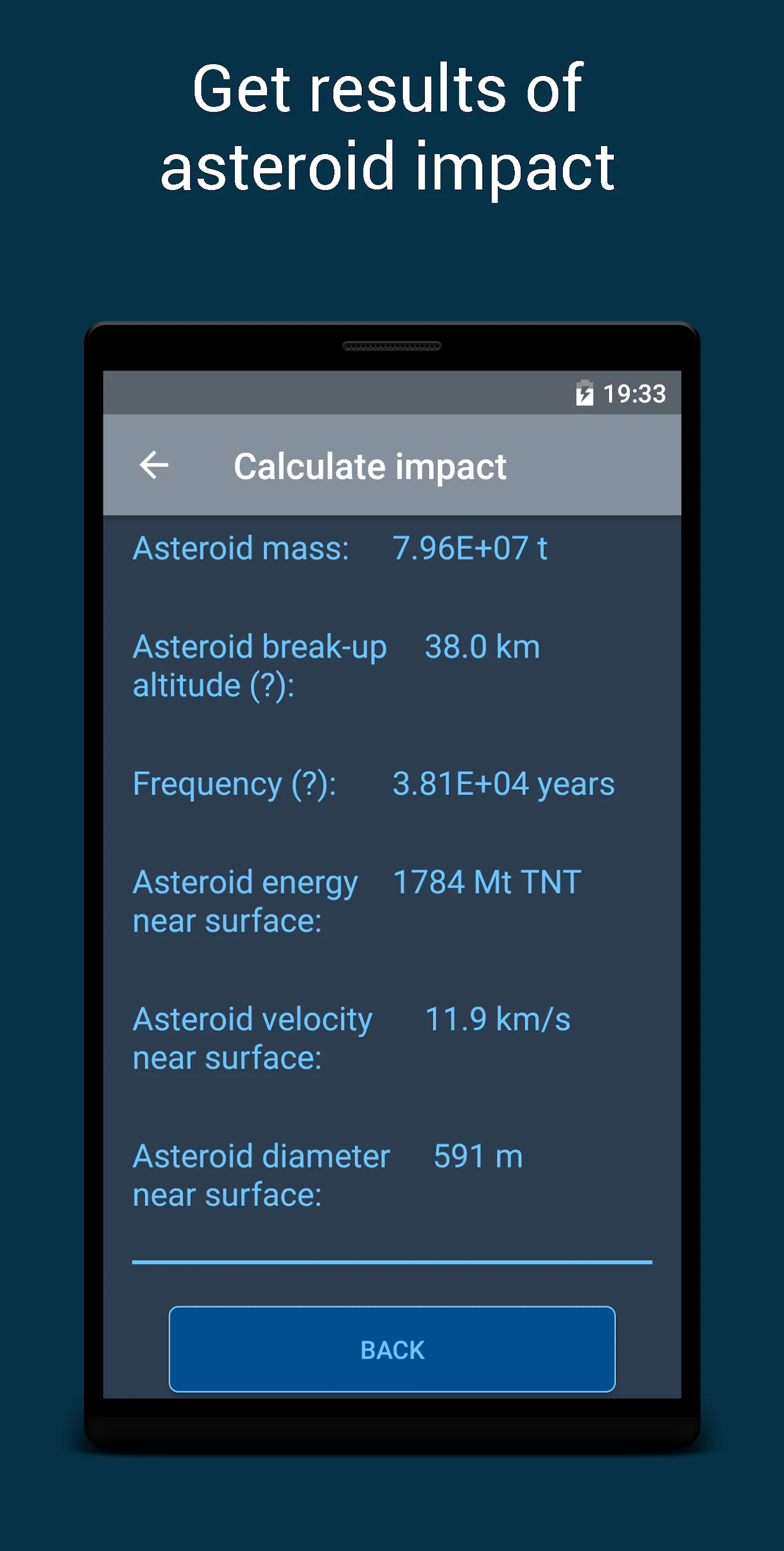 Asteroid Impact 2 | Indus Appstore | Screenshot