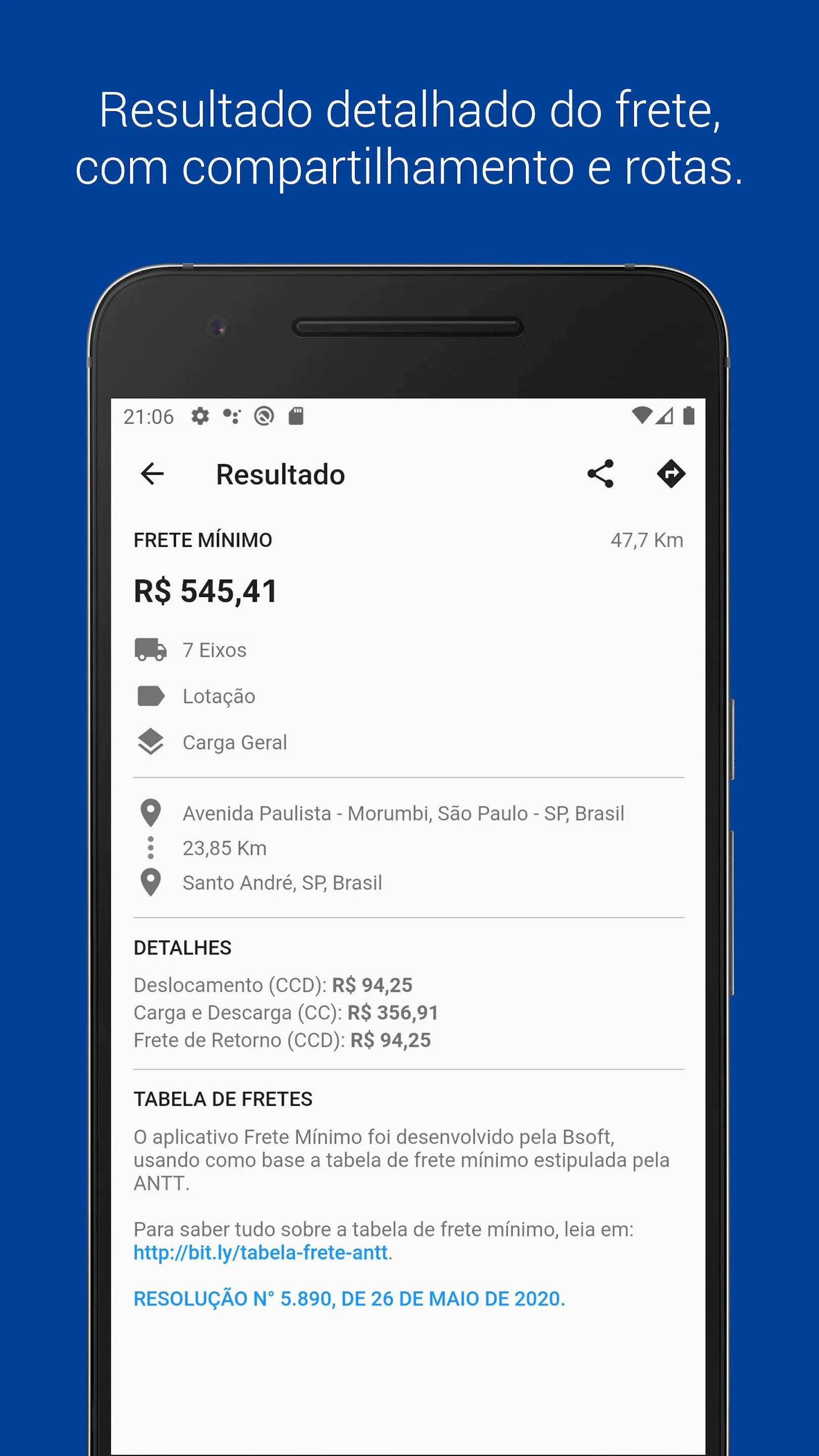 Frete Mínimo | Indus Appstore | Screenshot