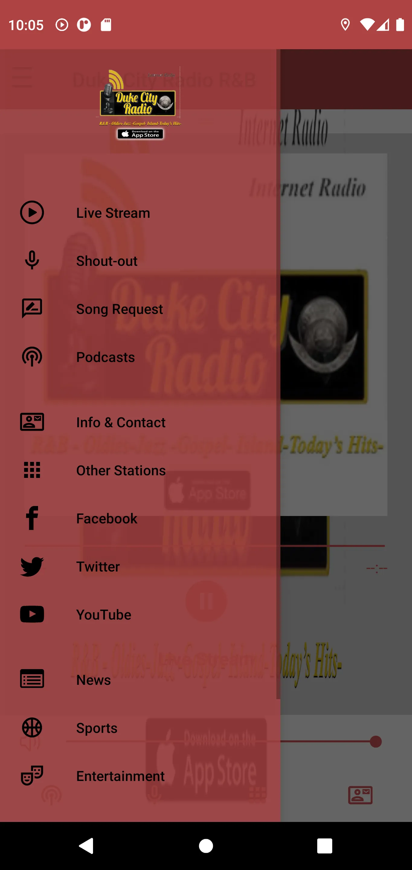 DUKE CITY RADIO | Indus Appstore | Screenshot