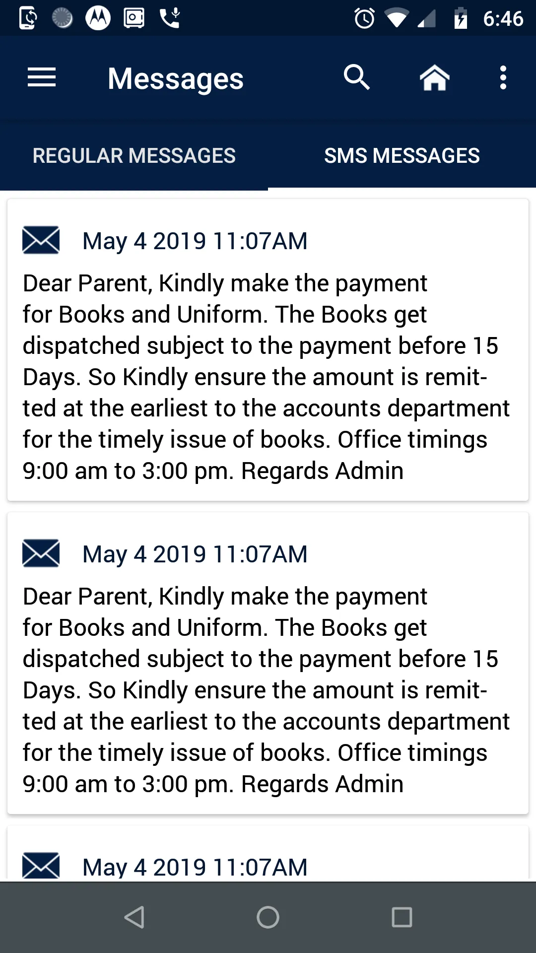 GEMS India Parent Portal | Indus Appstore | Screenshot