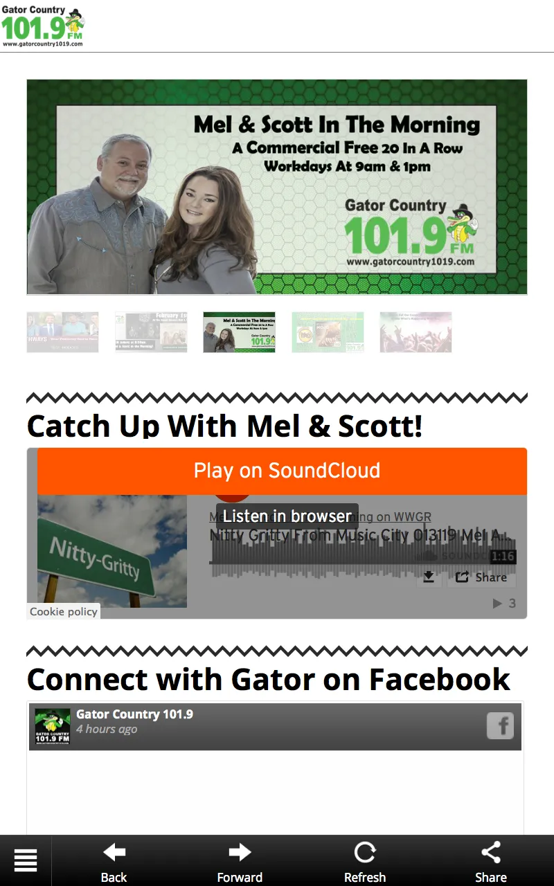 Gator Country 101.9 | Indus Appstore | Screenshot