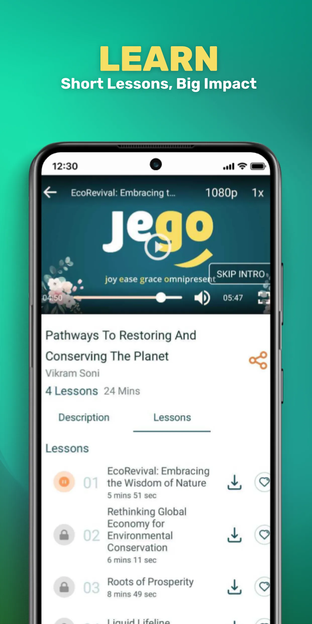 JEGO: Self Improvement App | Indus Appstore | Screenshot