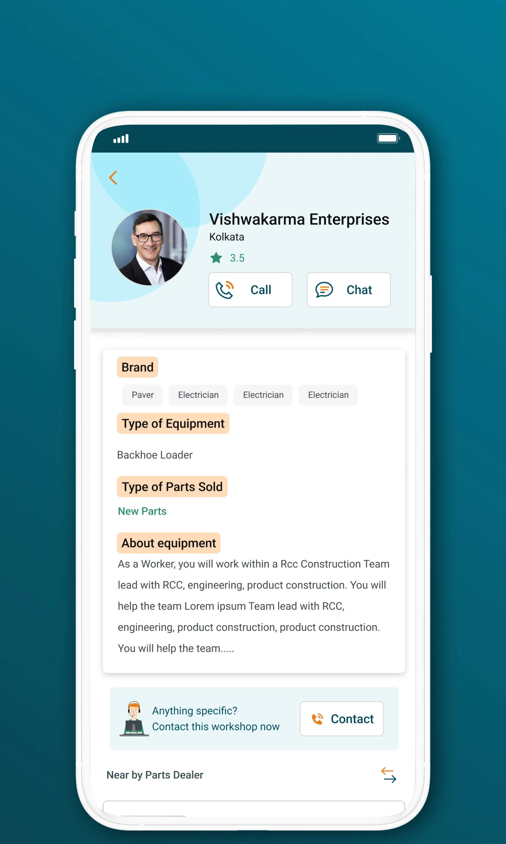 HMC : Heavy Machinery Care | Indus Appstore | Screenshot