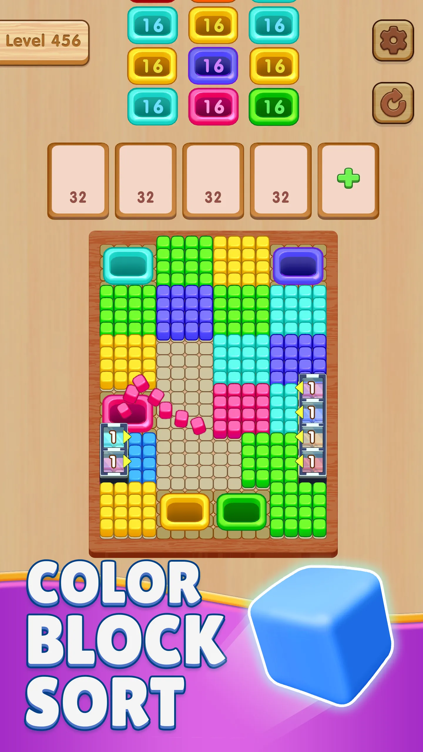 Cube to Hole Puzzle | Indus Appstore | Screenshot