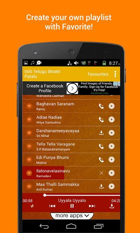 500 Telugu Bhakti Patalu | Indus Appstore | Screenshot