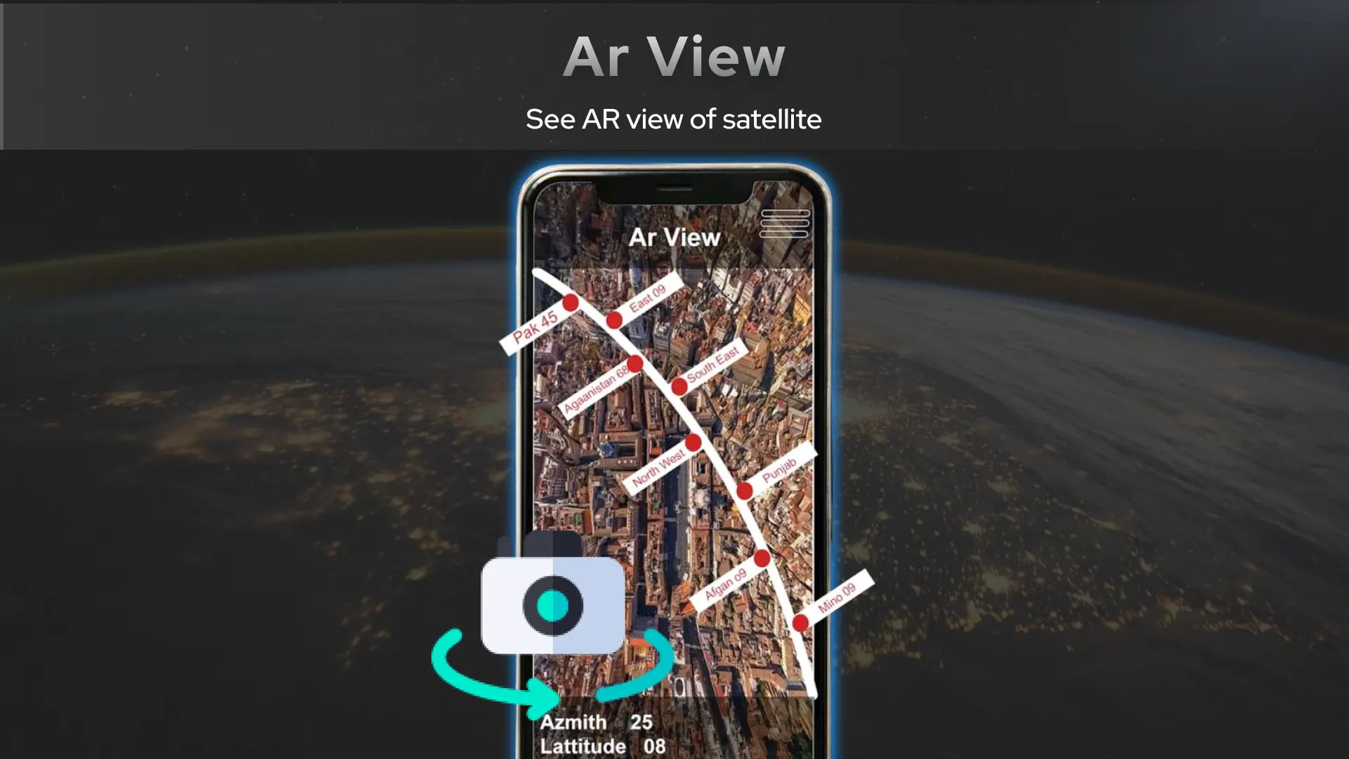 Satellite Finder Lite(AR View) | Indus Appstore | Screenshot